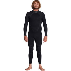 2022 Billabong Mens Intruder 3/2mm Back Zip GBS Wetsuit F43M93 - Black